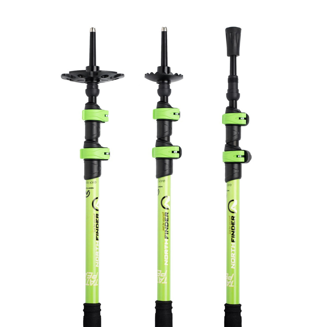 3-parts poles trekking aluminium 135