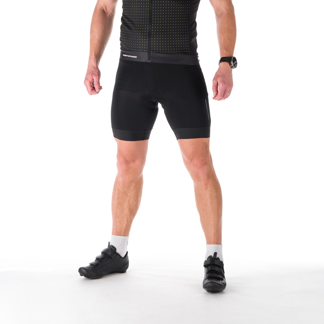 BE-3375MB men's 2in1 bike shorts with inner elastic shorts MATTHEW