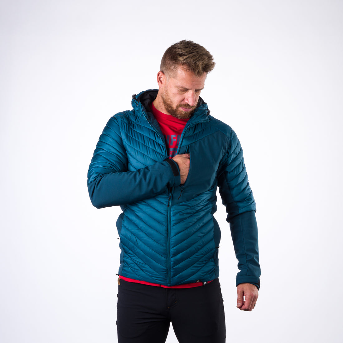 BU-3934SP men's active like down jacket MARSHALL