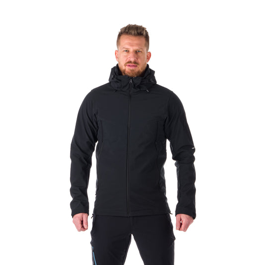 BU-5037OR men's travel softshell hood off jacket 3L ABNER