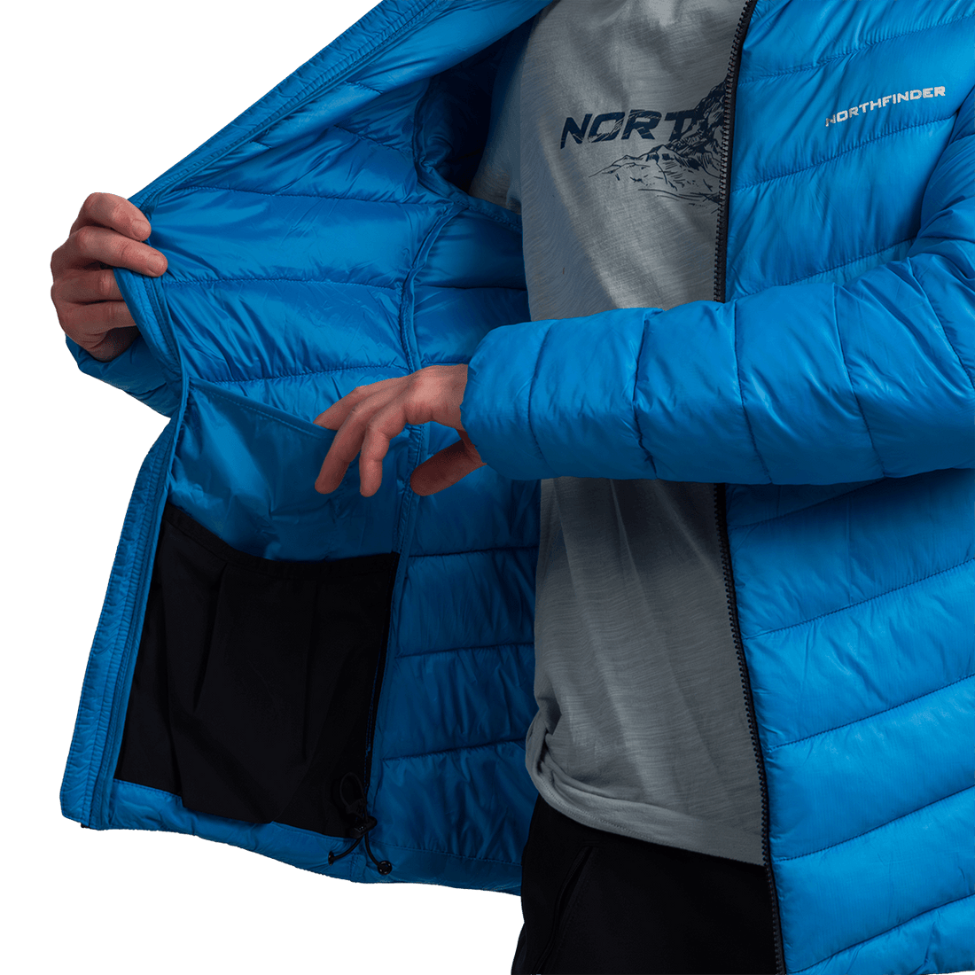 BU-5235OR men's insulated outdoor jacket Primaloft® NORDEND