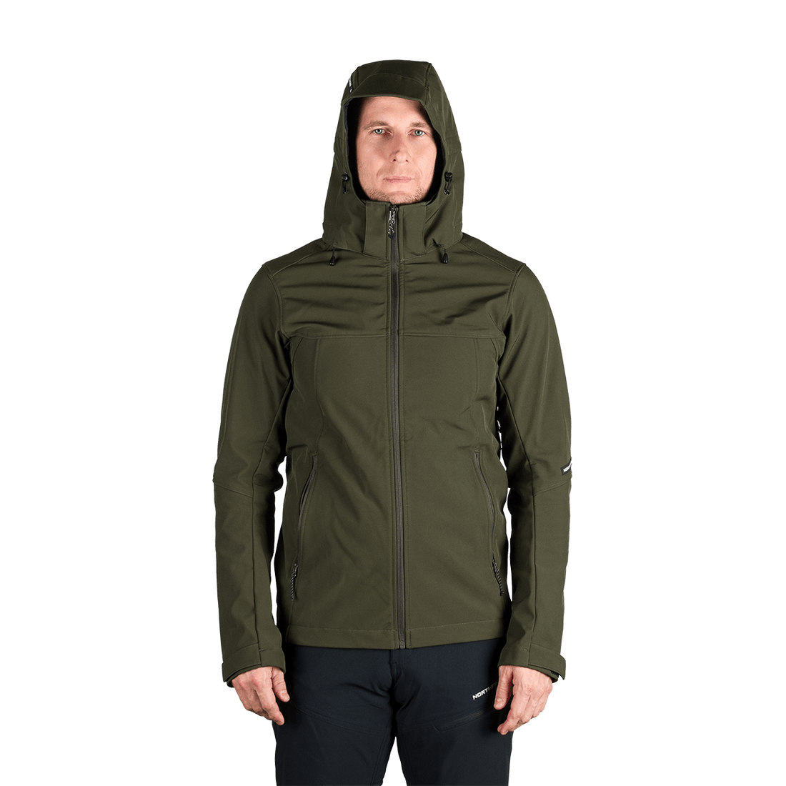BU-5336OR men's travel softshell hood off jacket 3L ANTONI