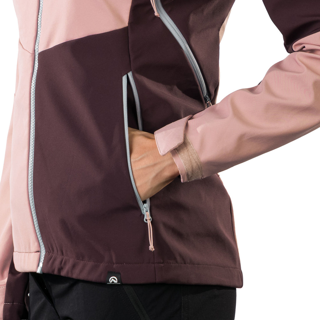 BU-6292OR women's outdoor hoody mountain softshell 3L jacket ANGIE