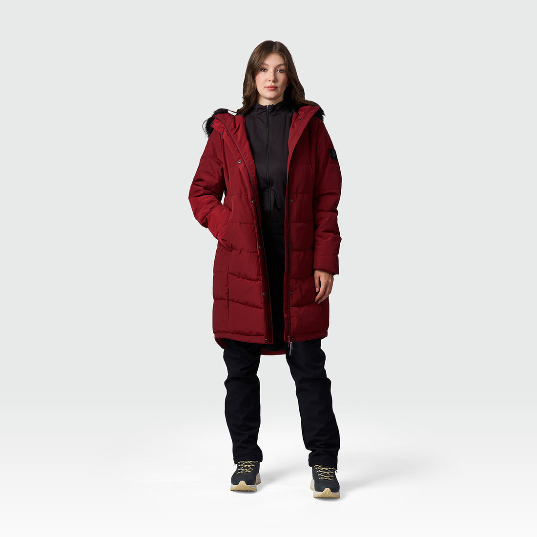 BU-6463SP women's insulated jacket long style TRYAN