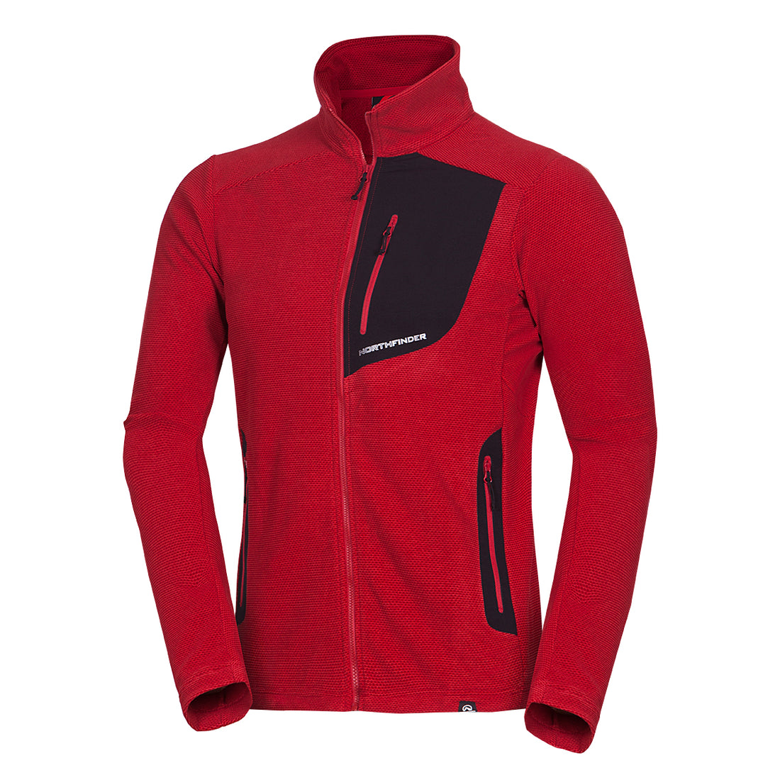 MI-3774OR men's trekking fleece sweater melange style BELLAMY