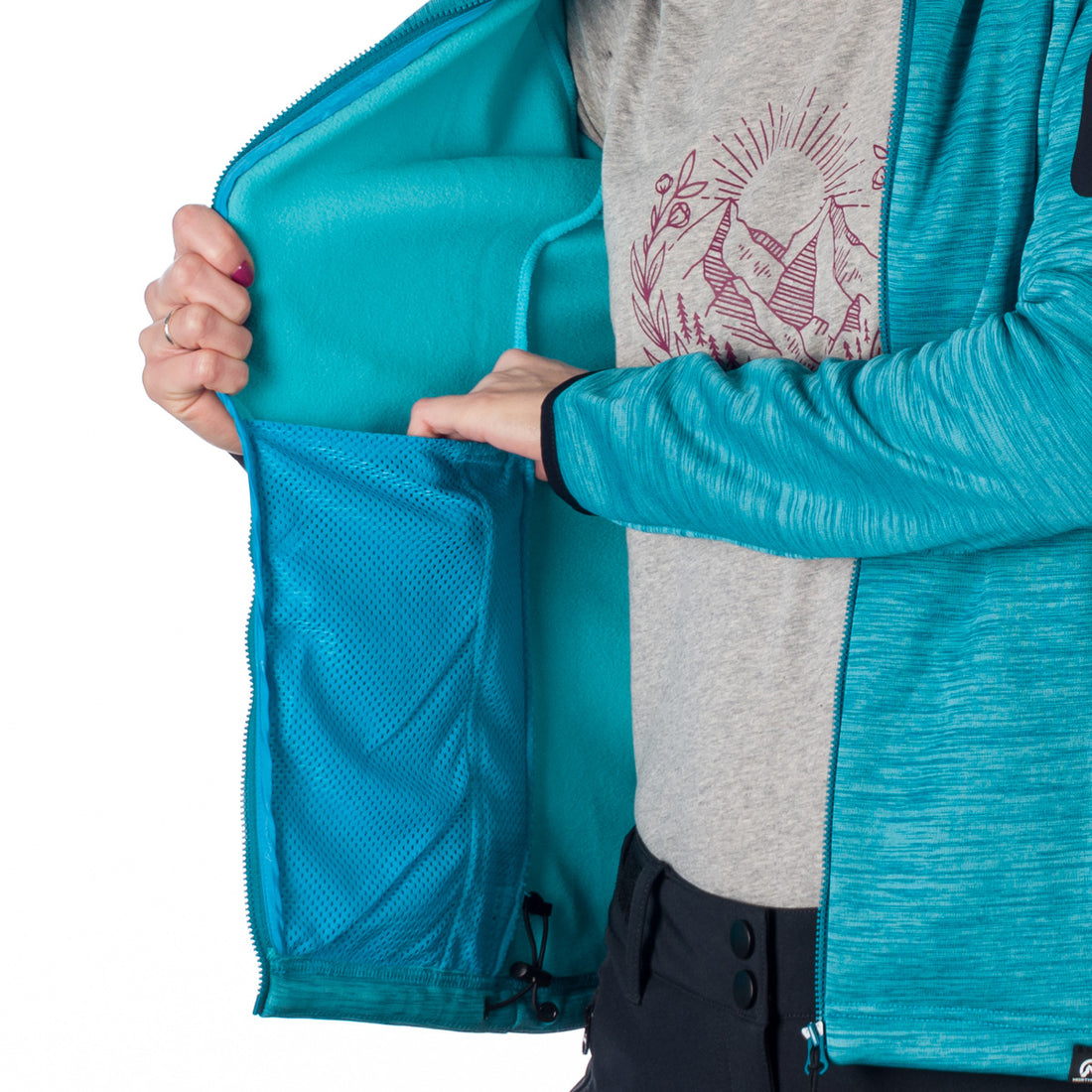 MI-4813OR women's melange active comfort sweater WANDA