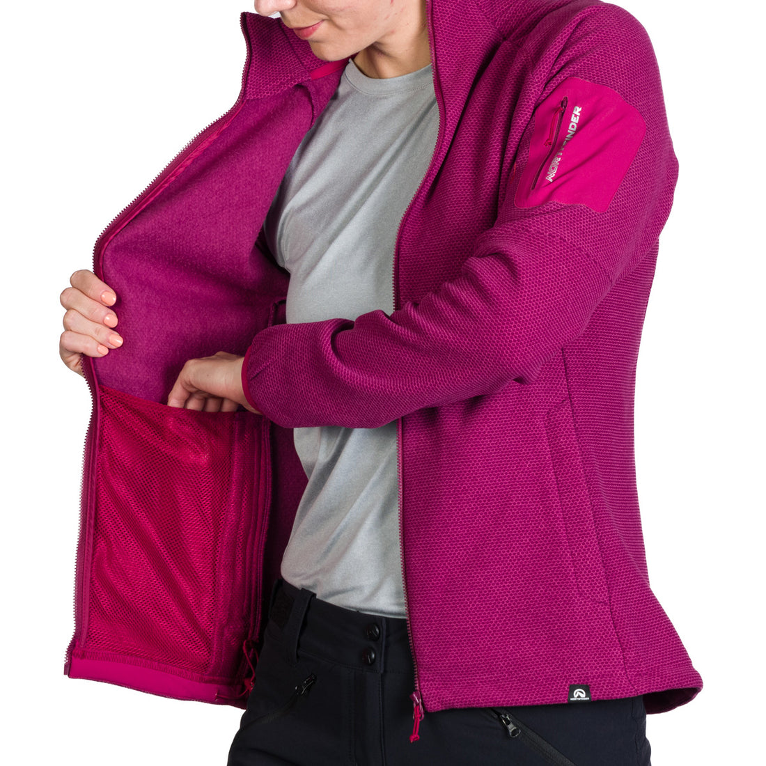 MI-4824OR Women's warm fleece sweatshirt CEVEDALE