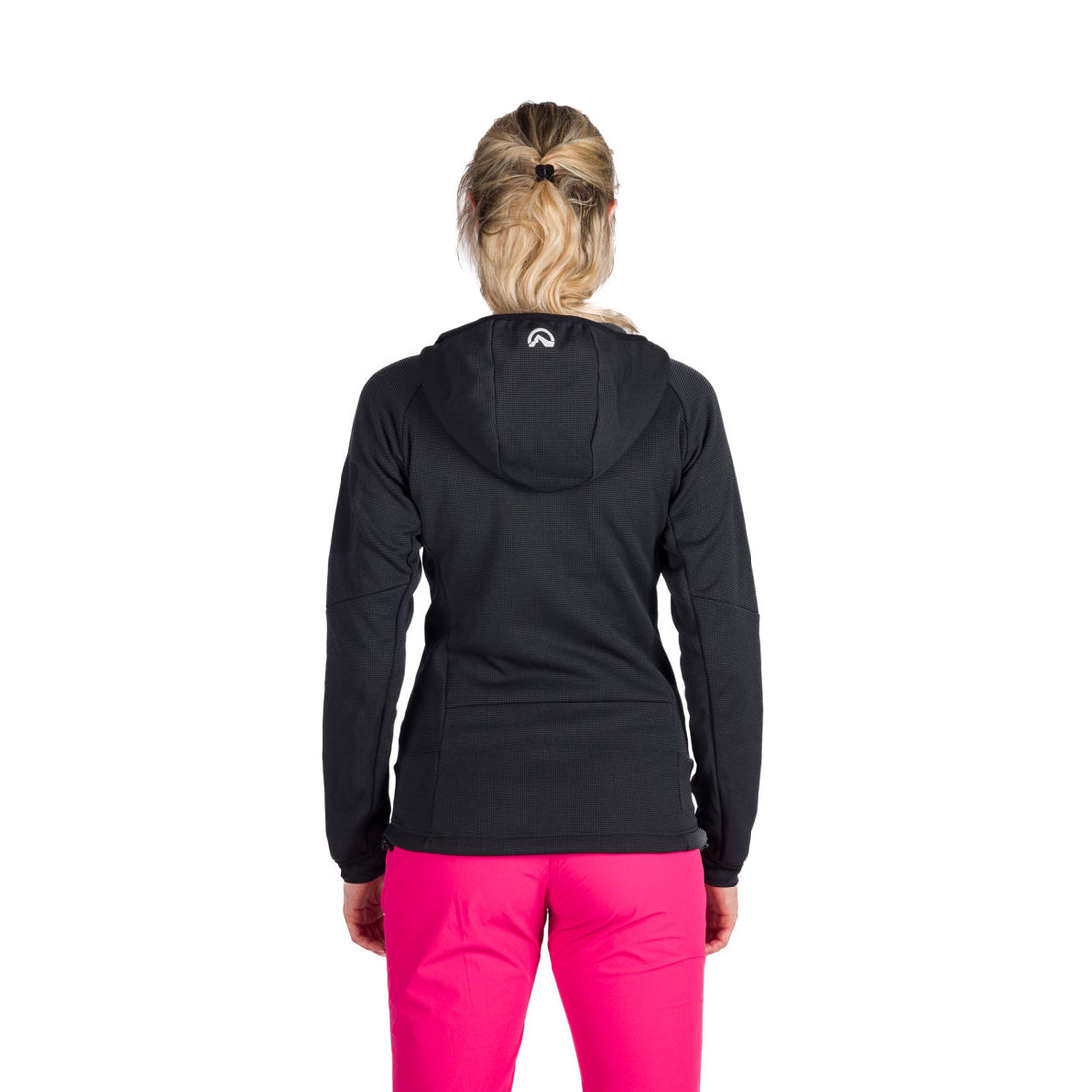 MI-4872OR women's mountain melange fleece hoody sweater MARCELLA