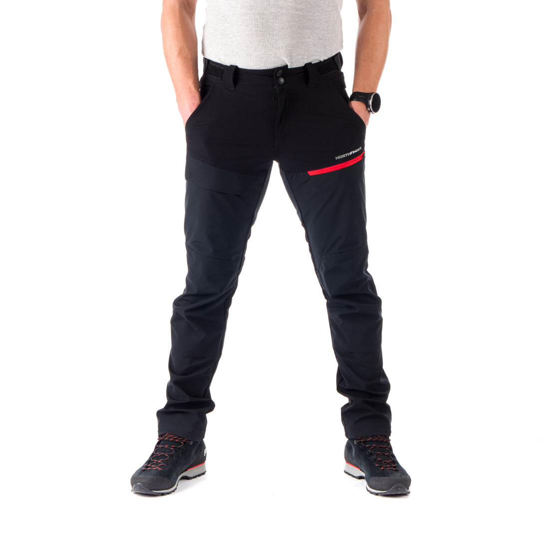 NO-3817OR men's hybrid pants with 4way stretch parts WESLEY