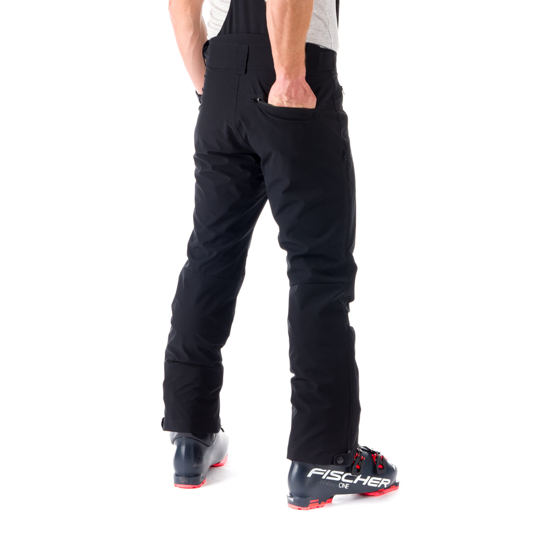 NO-3823SNW men's sky comfort trousers with braces BRIAR