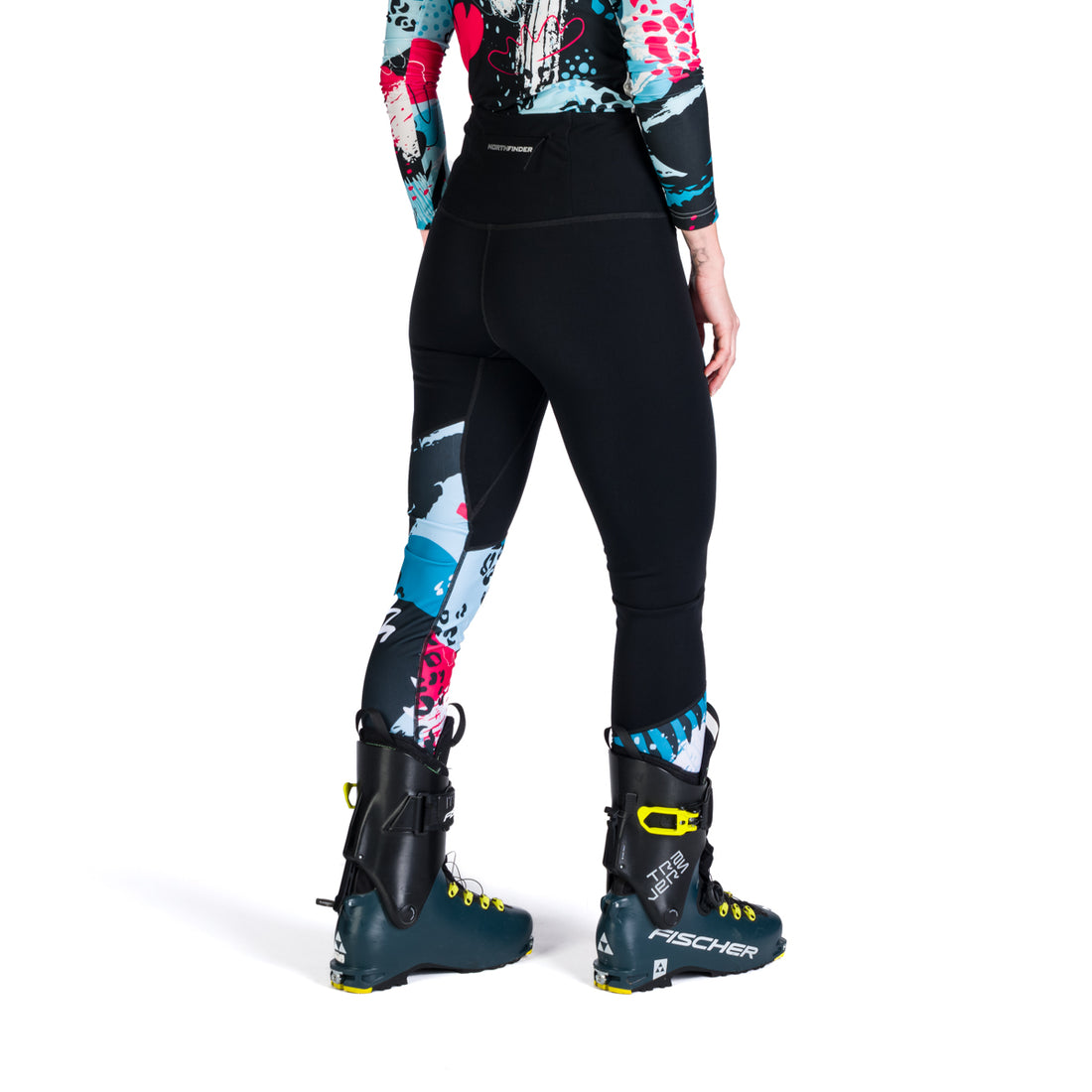 NO-46633SKP women's ski-touring pants confortable warm fleece ZDIARSKA
