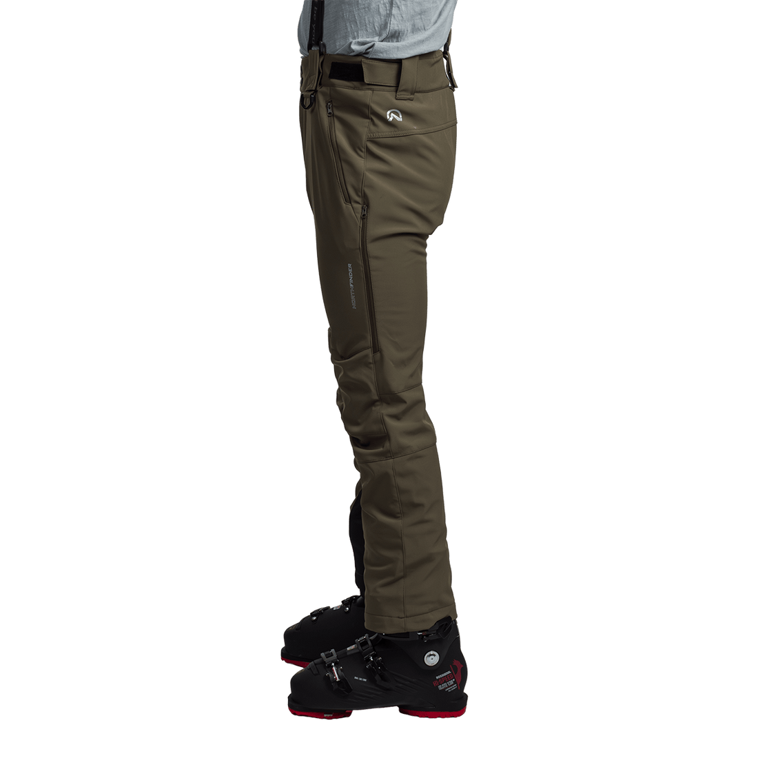NO-5009SNW men's ski-softshell pants for winter ISHAAN