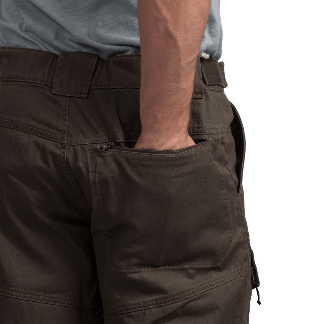NO-5038OR men's travel cotton cargo pants LUCJAN