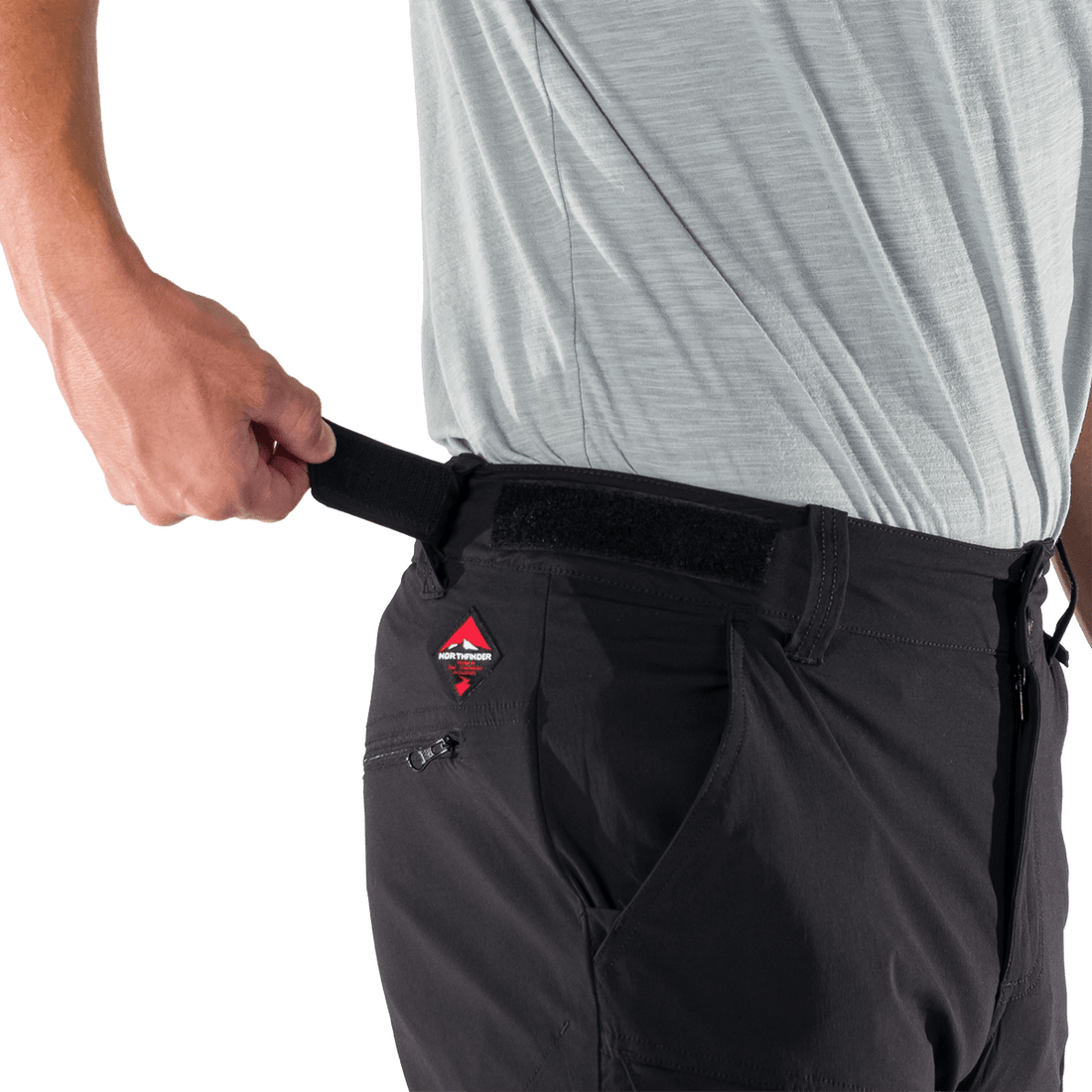 NO-5075OR men's lightweight cargo 2 in 1 zip off stretch pants BARTOL