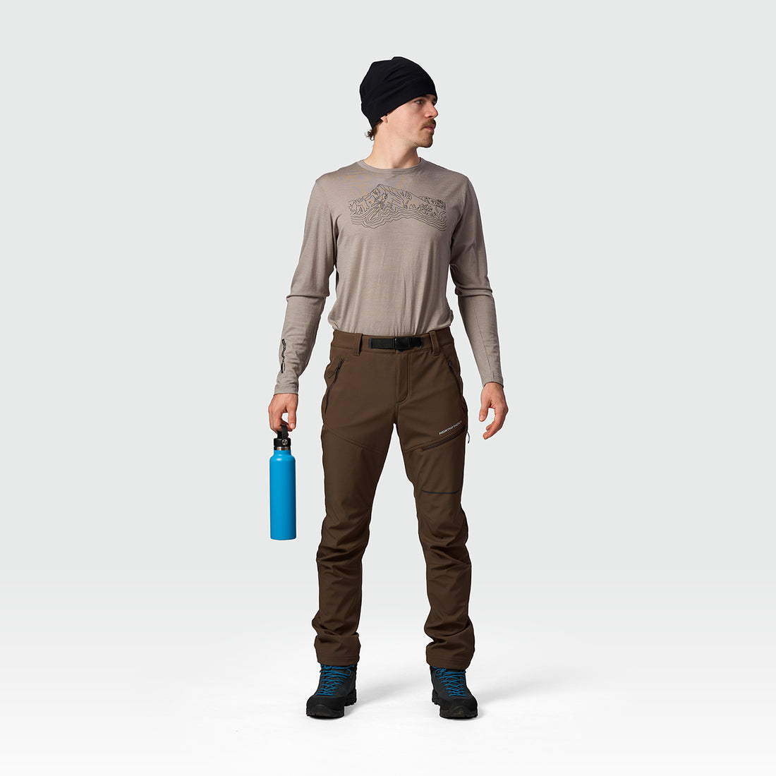 NO-5111OR men's trekking softshell pants outdoor 3L GOBERTO