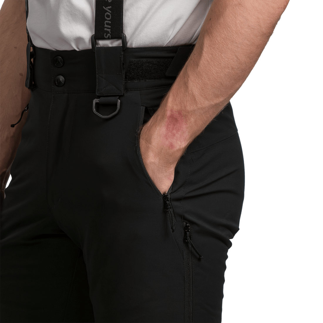 NO-5138SNW men's ski comfort trousers with braces JACOBO