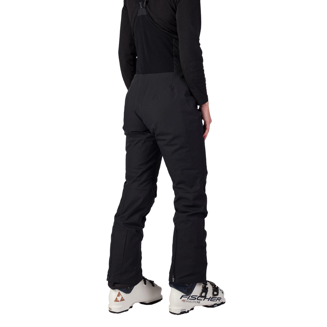 NO-6093SNW women's ski high cut trousers with bib VIOLETA