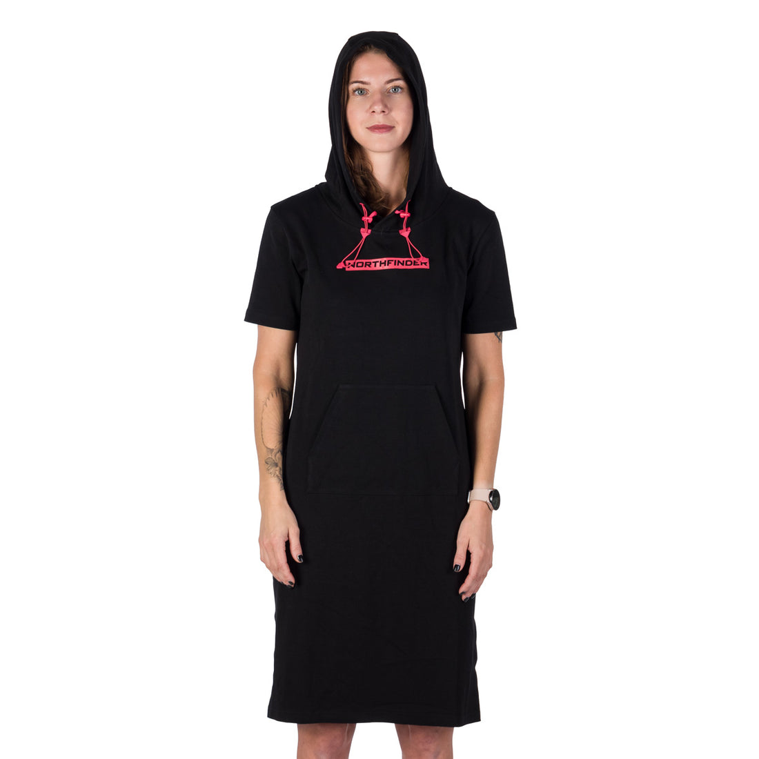 SA-4566SP women's cotton dress with front pocket MARICELA