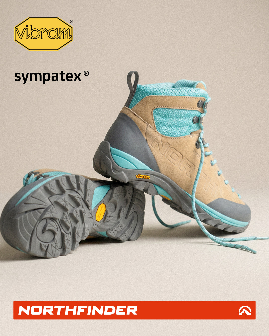 Damen-Wanderstiefeletten Vibram® XS Trek Evo PANGMA1