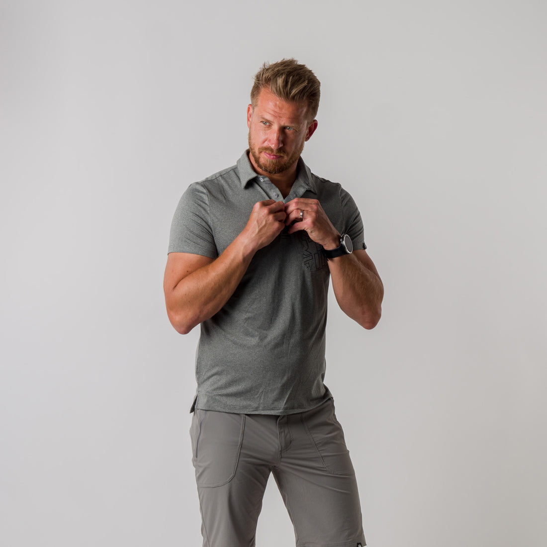 TR-3820OR men's polo t-shirt from recycled fibres DIRK
