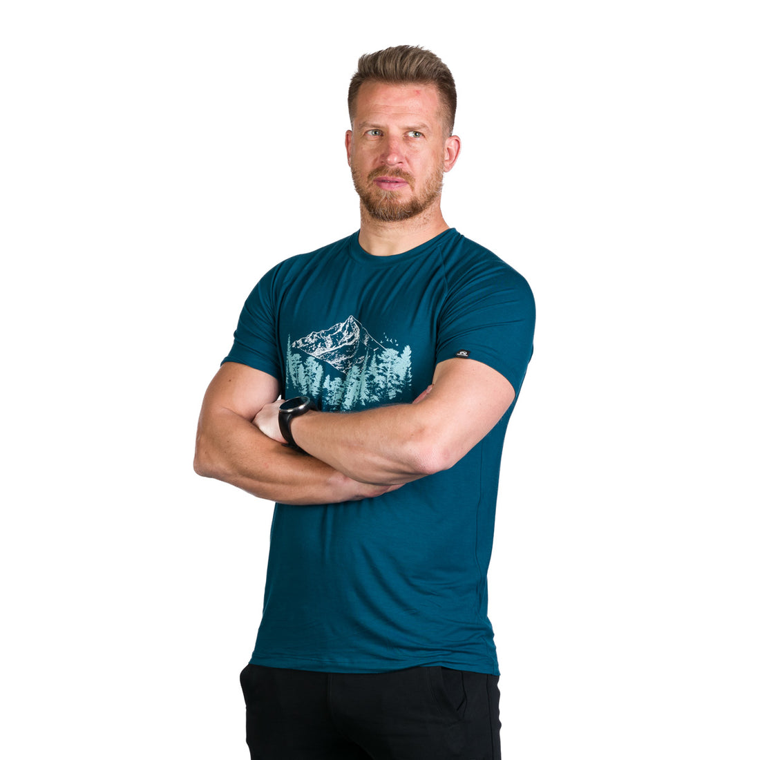 TR-3957OR men´s bamboo t-shirt with print JOSH