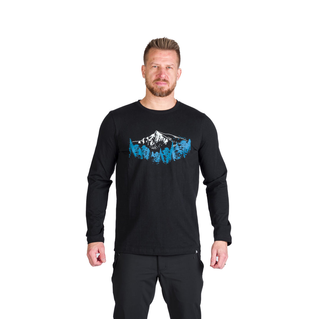 TR-3980OR men's outdoor combed cotton t-shirt with print STEWART