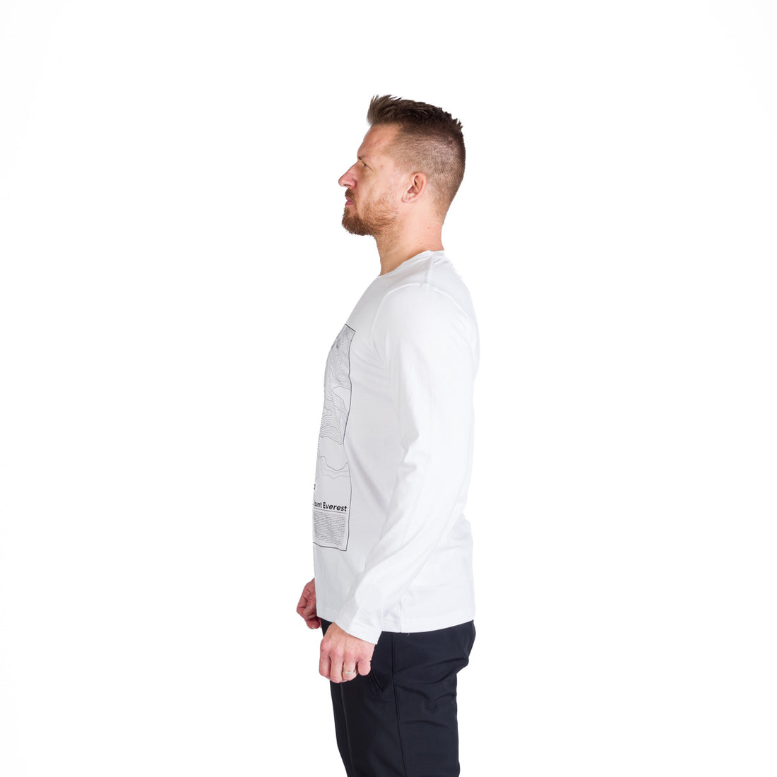 TR-3982OR men's outdoor combed cotton t-shirt with print HENDERSON