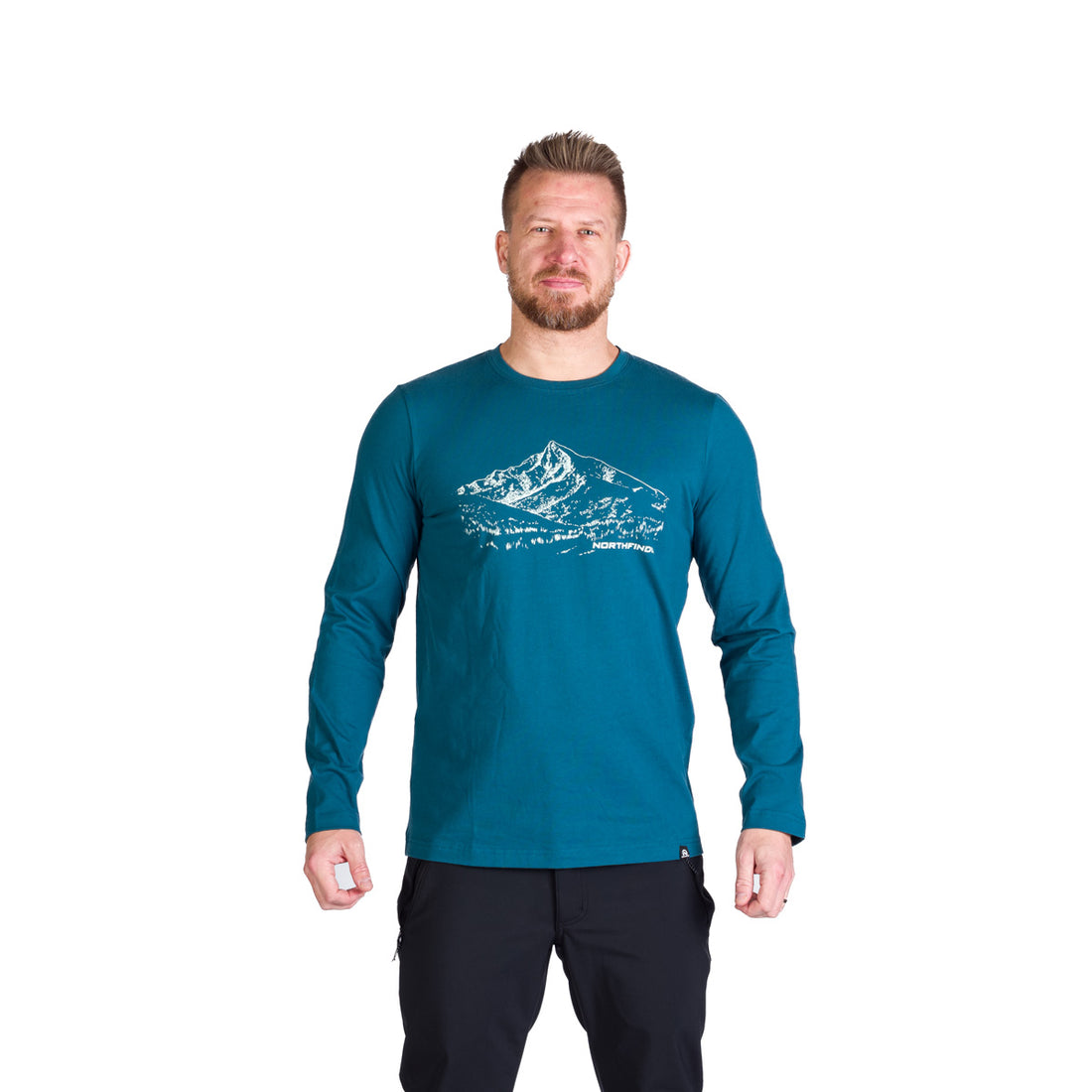 TR-3984SP men's leisure combed cotton t-shirt with print THORNTON