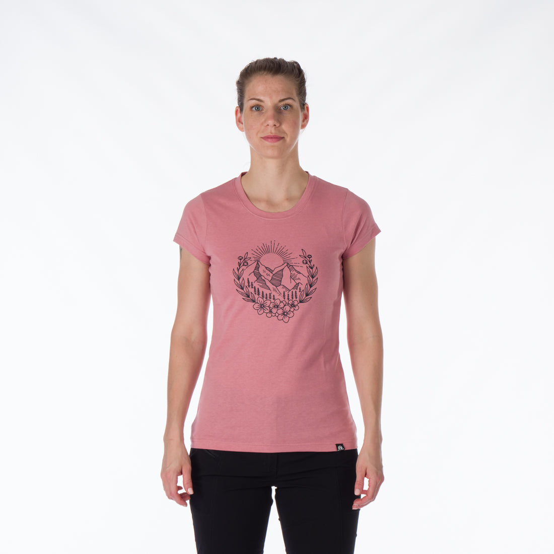 TR-4911OR women's t-shirt cotton style with pictogram MAUDE