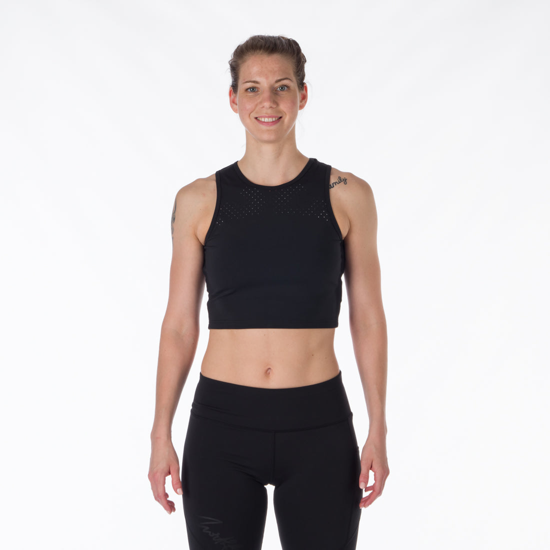 TR-4927SP women's sport cropped top NELL