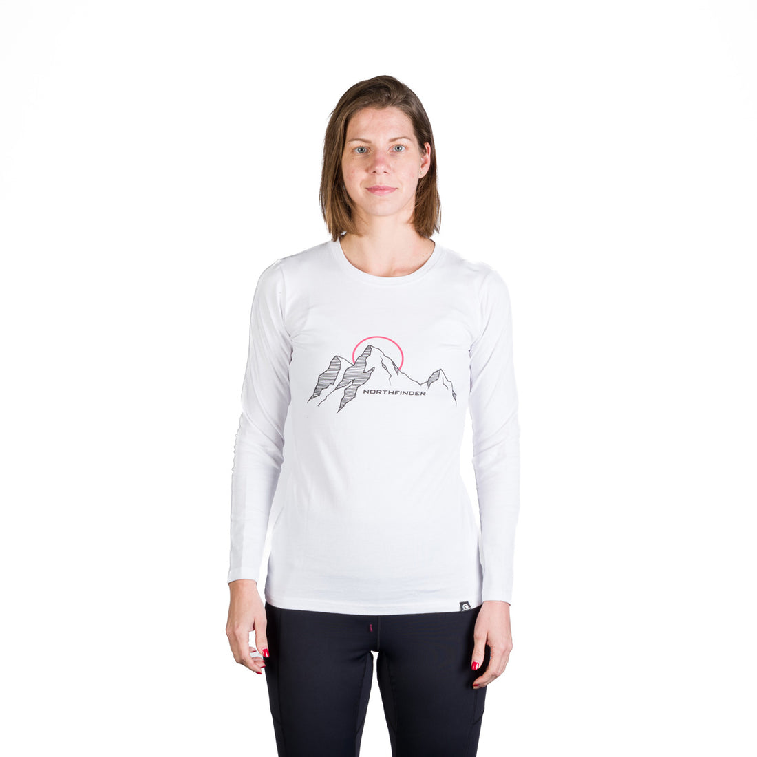 TR-4981OR women's outdoor combed cotton t-shirt with print SHARI