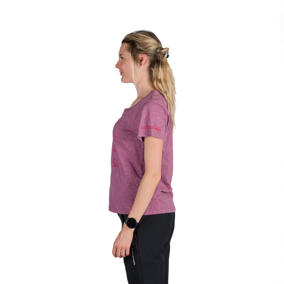 TR-6003OR women's outdoor organic slub cotton T-shirt CANDICE