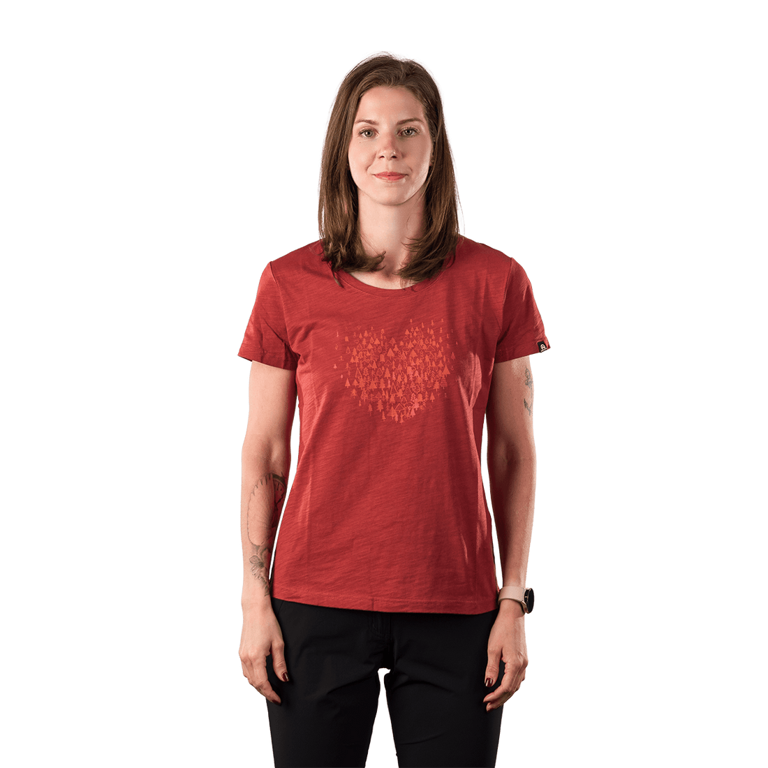 TR-6051OR women's outdoor organic slub cotton T-shirt GUADALUPE