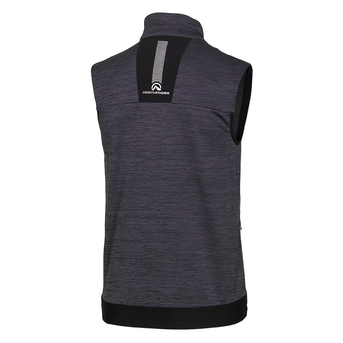 VE-3440OR men's trekking athletic fit melange fleece vest GUY