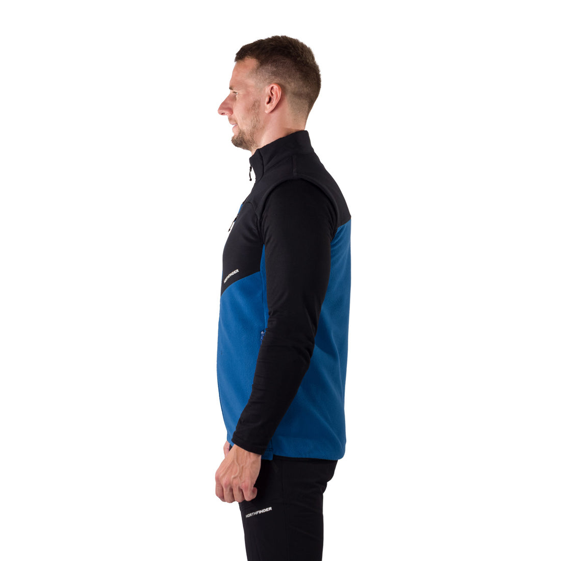 VE-3450OR men's fleece vest LUCIUS