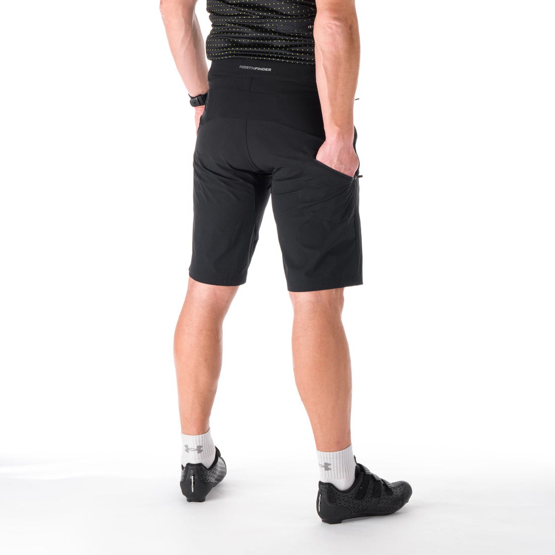 BE-3375MB men's 2in1 bike shorts with inner elastic shorts MATTHEW