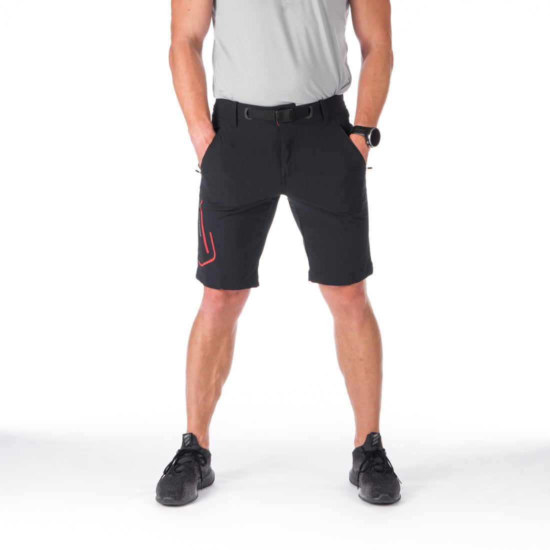 BE-3400OR men's travel elastic shorts regular fit IDRIS
