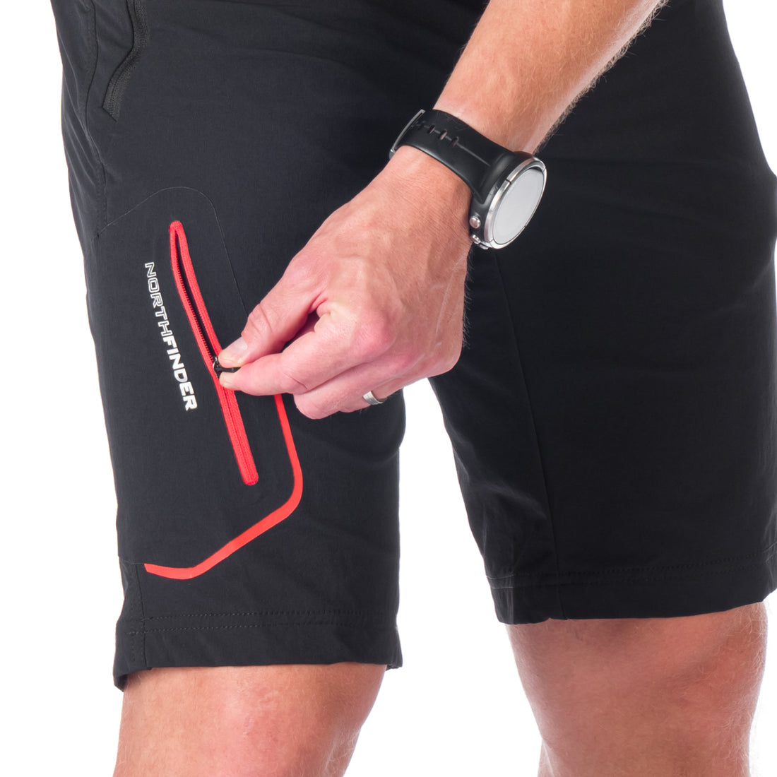 BE-3400OR men's travel elastic shorts regular fit IDRIS