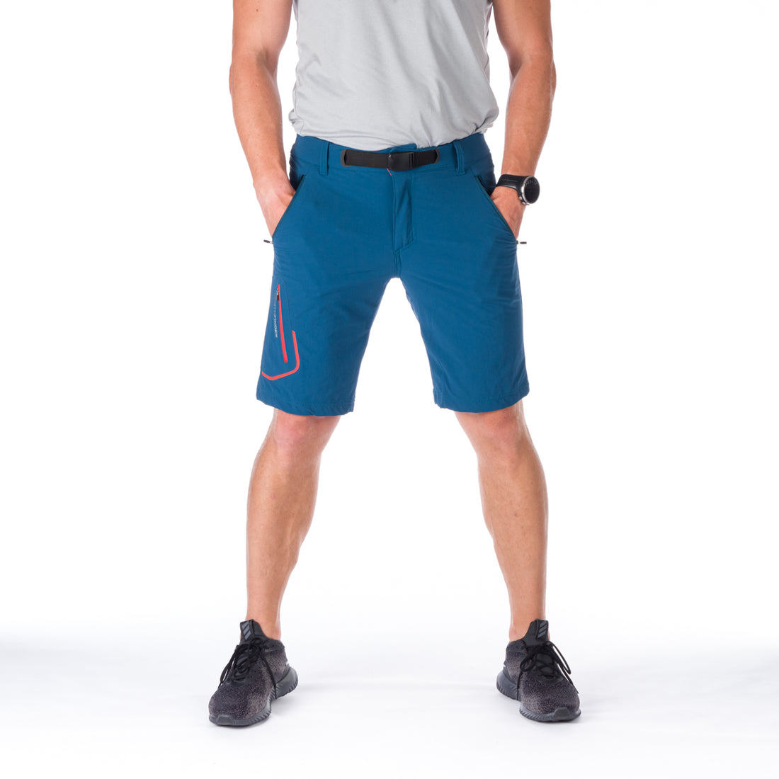 BE-3400OR men's travel elastic shorts regular fit IDRIS