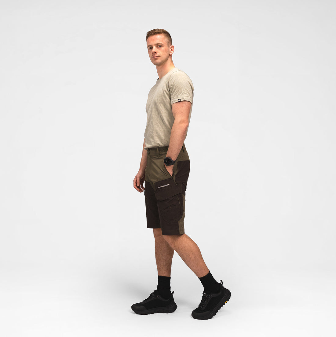 BE-3491OR Men's outdoor hybrid cargo shorts CASTOR
