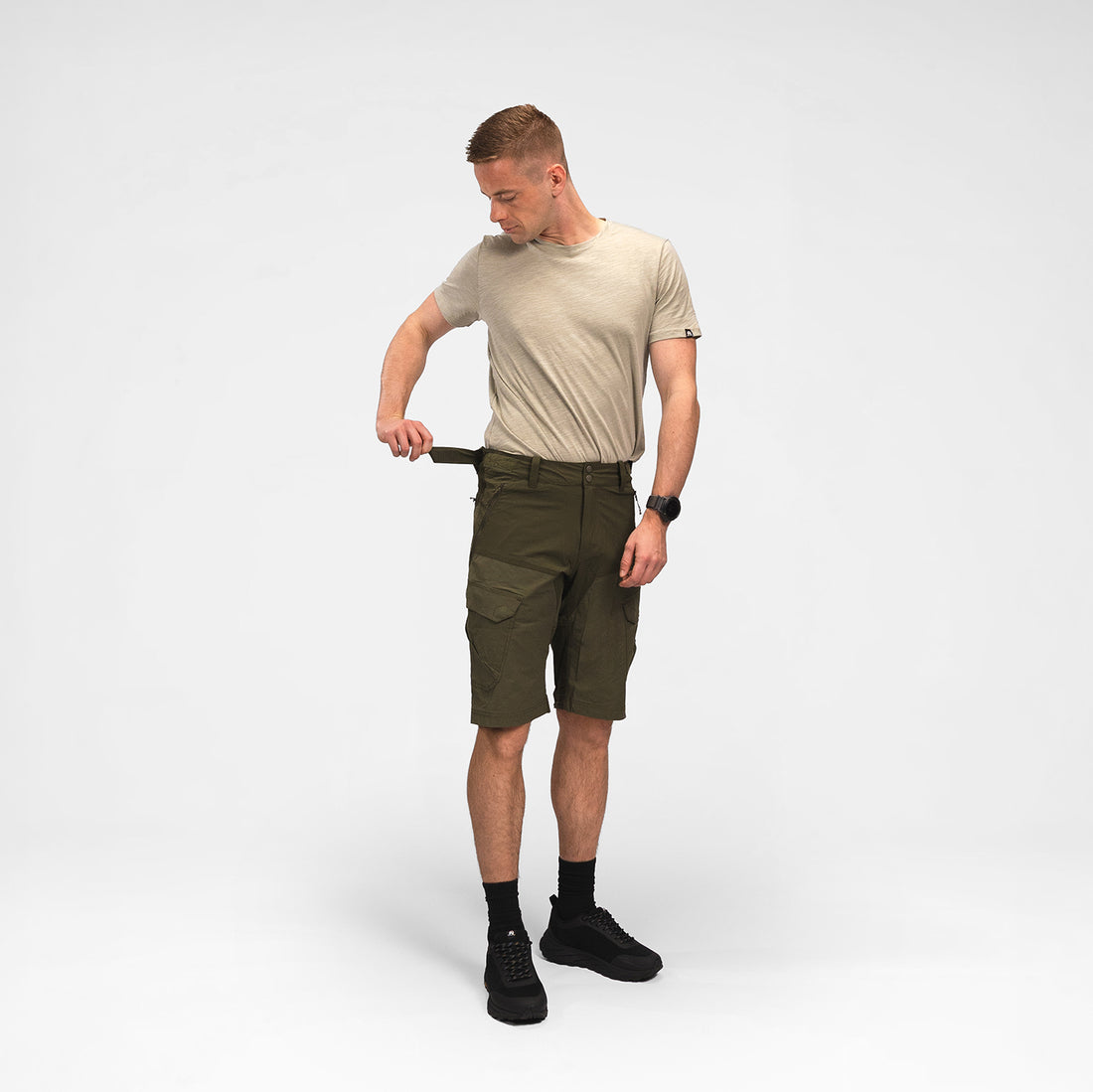 BE-3491OR Men's outdoor hybrid cargo shorts CASTOR