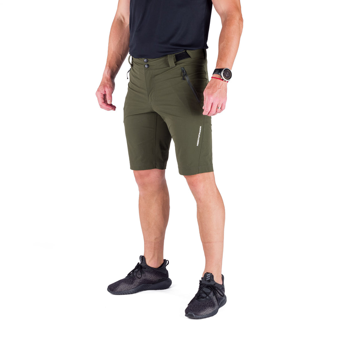 BE-3506OR men's trekking technical stretch shorts ALBRECHT