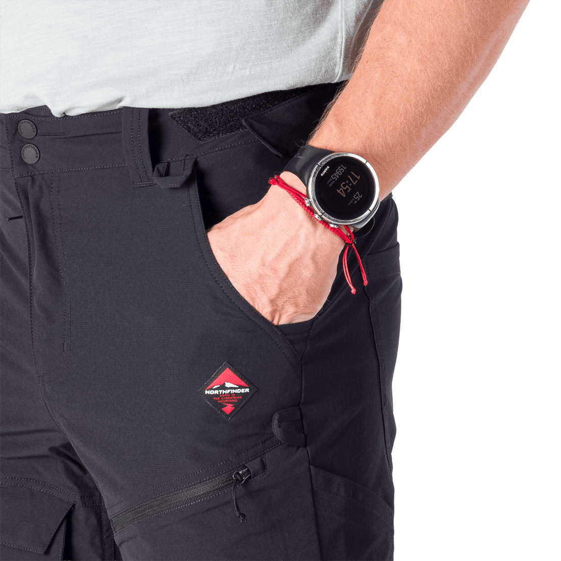 BE-3527OR men's trekking cargo stretch shorts AMADEUS