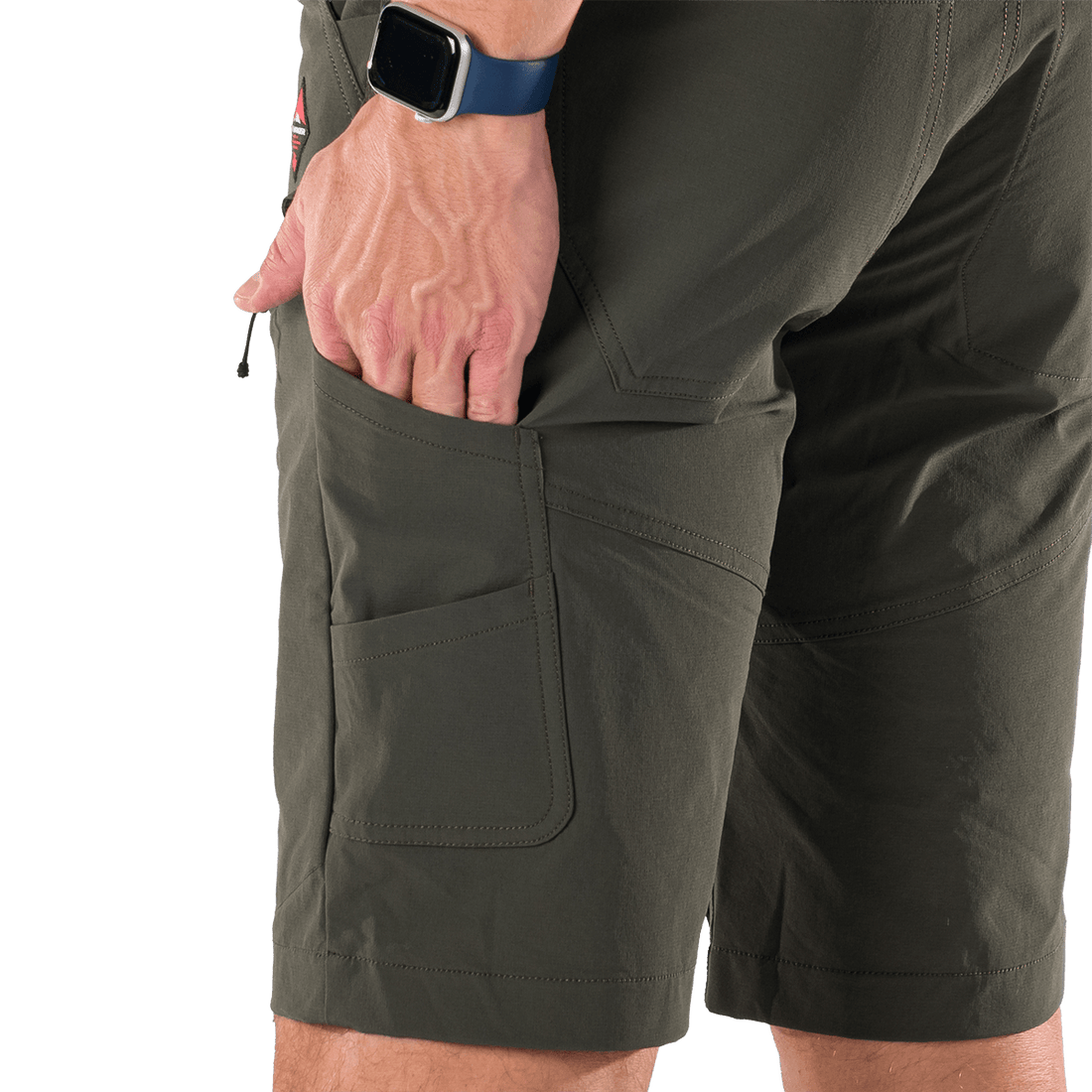 BE-3527OR men's trekking cargo stretch shorts AMADEUS