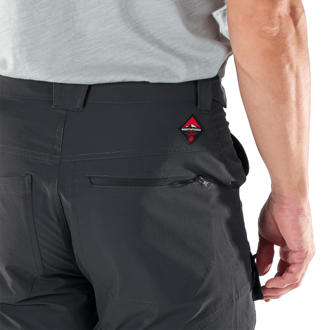 BE-3527OR men's trekking cargo stretch shorts AMADEUS