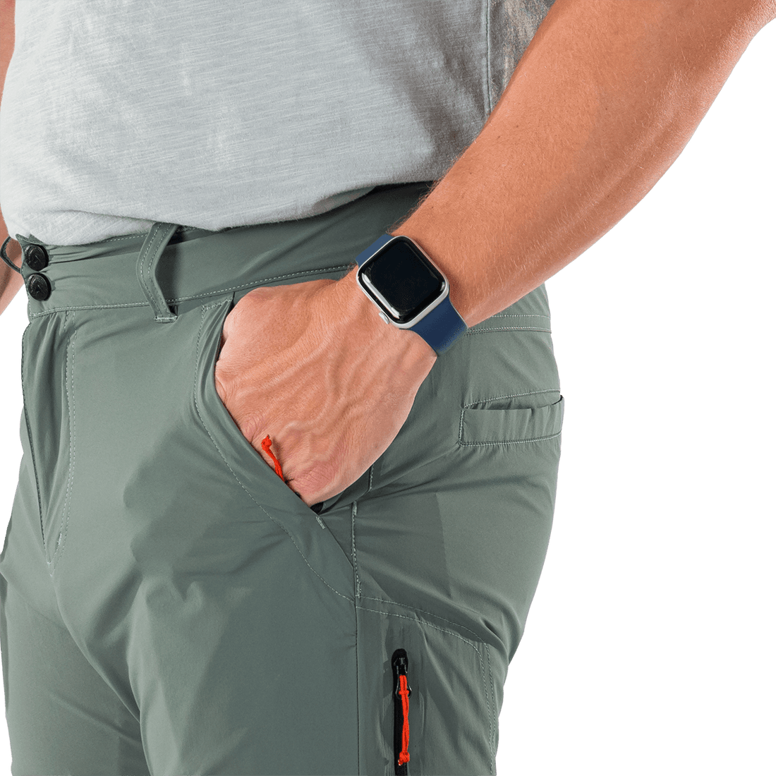 BE-3532OR men's urban lightweight shorts HALMO