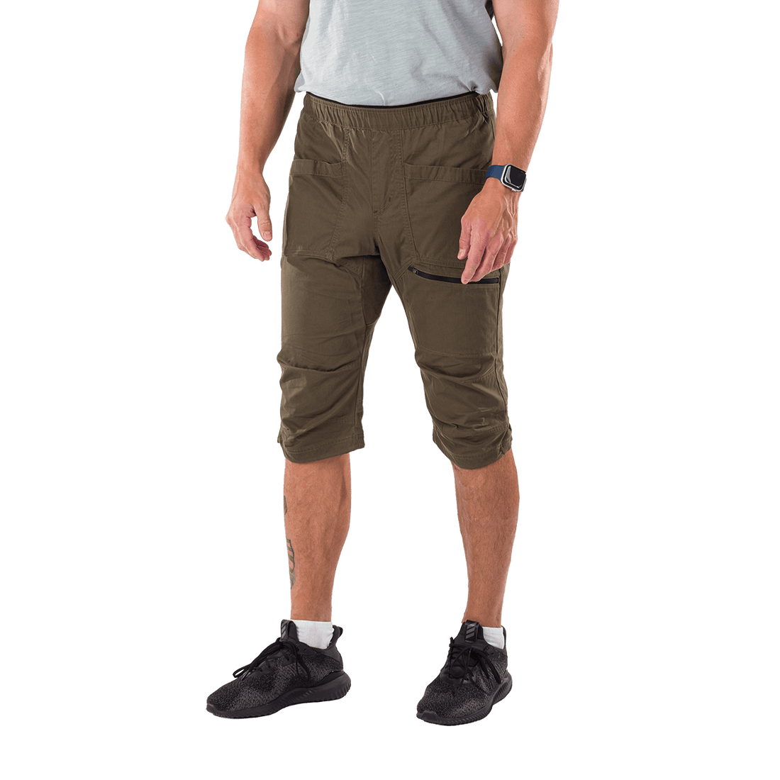 BE-3534OR men's outdoor comfort 3/4 shorts cotton style FORTUN