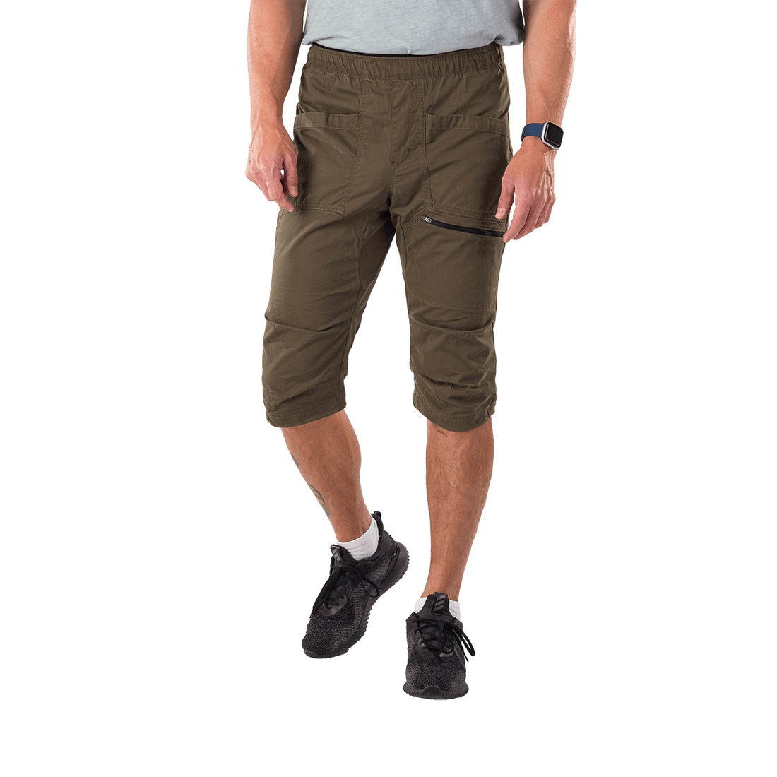 BE-3534OR men's outdoor comfort 3/4 shorts cotton style FORTUN