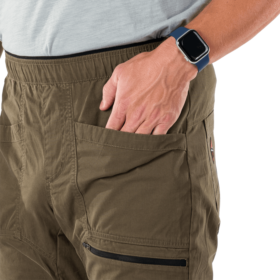 BE-3534OR men's outdoor comfort 3/4 shorts cotton style FORTUN