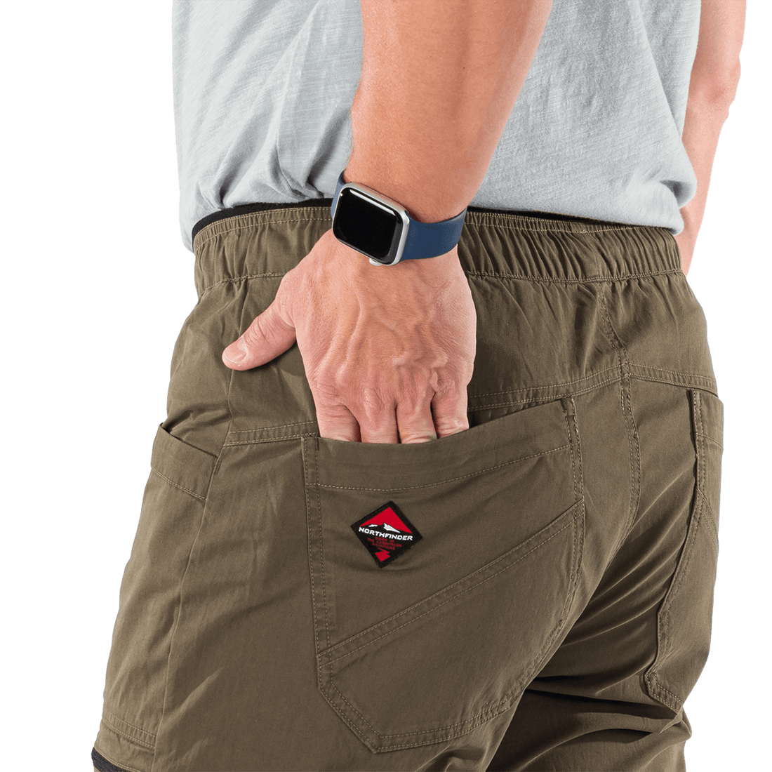 BE-3534OR men's outdoor comfort 3/4 shorts cotton style FORTUN